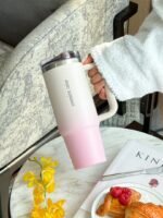 [30OZ] Limited Stainless Steel Pink Water Tumbler